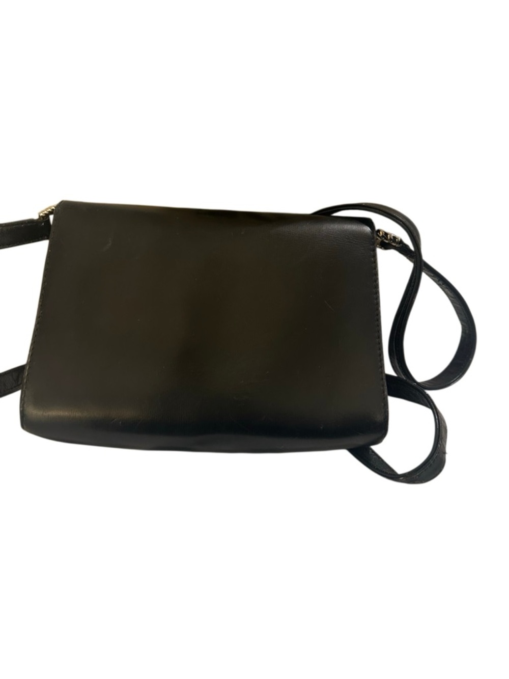 Gucci Black Leather Shoulder Bag with Gold Accents - Picture 3 of 13